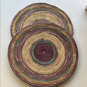 Old Handwoven Multicolor Wall Hangers